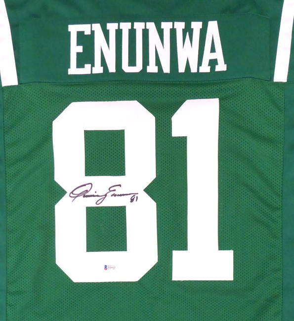 New York Jets Quincy Enunwa Autographed Green Jersey Beckett BAS Stock #148077