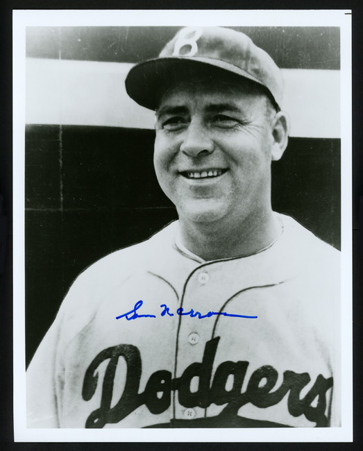 Sam Narron Autographed 8x10 Photo Brooklyn Dodgers SKU #154730