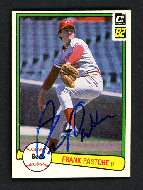 Frank Pastore Autographed 1982 Donruss Card #122 Cincinnati Reds SKU # 158586