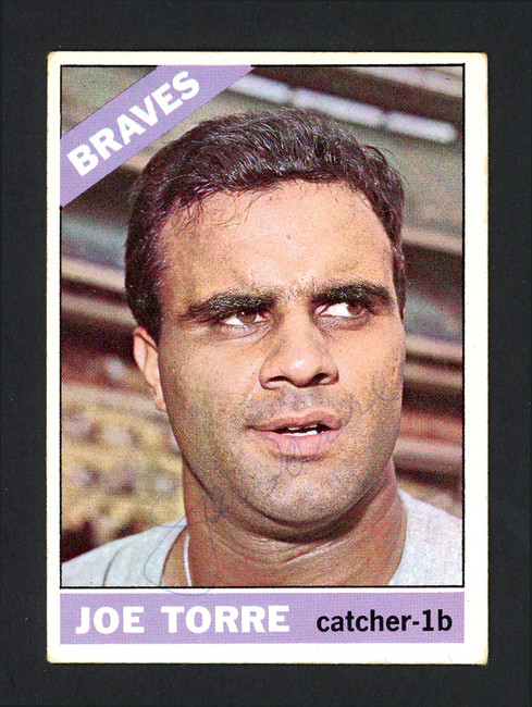 Joe Torre Autographed 1966 Topps Card #130 Milwaukee Braves SKU #162179