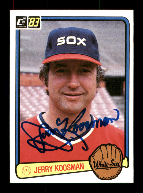 Jerry Koosman Autographed 1983 Donruss Card #39 Chicago White Sox SKU #166691
