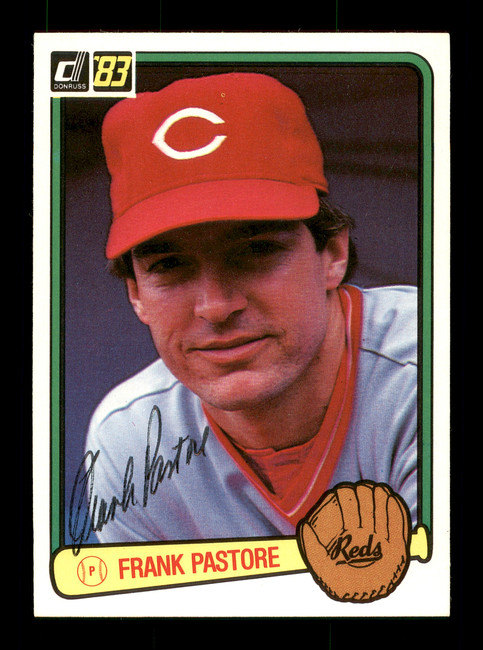 Frank Pastore Autographed 1983 Donruss Card #62 Cincinnati Reds SKU #166694