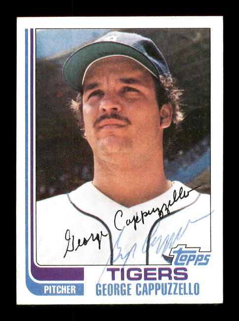 George Cappuzzello Autographed 1982 Topps Card #137 Detroit Tigers SKU #166808