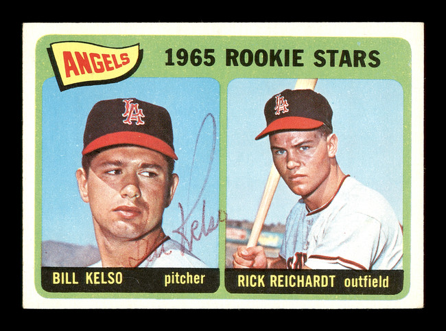 Bill Kelso Autographed 1965 Topps Rookie Card #194 California Angels SKU #167066