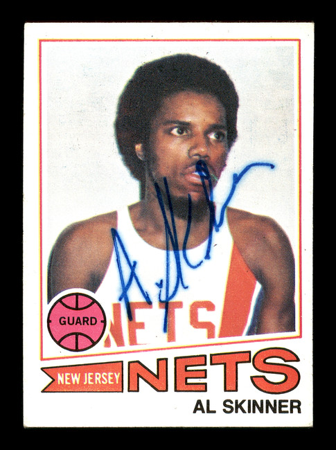 Al Skinner Autographed 1977-78 Topps Card #91 New Jersey Nets SKU #167303