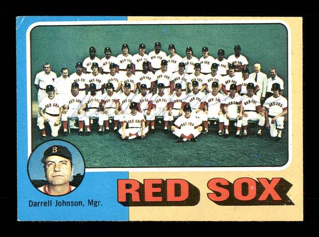 Darrell Johnson Autographed 1975 Topps Card #172 Boston Red Sox SKU #168390