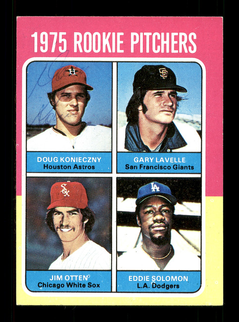 Doug Konieczny Autographed 1975 Topps Rookie Card #624 Houston Astros SKU #168542