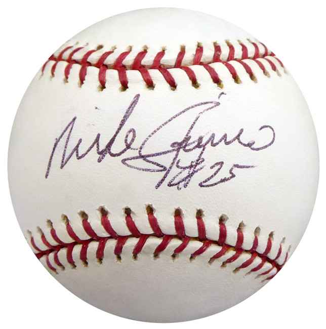 Mike Squires Autographed Official MLB Baseball Chicago White Sox Beckett BAS #S78520