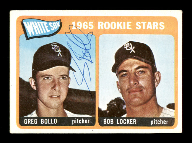 Greg Bollo Autographed 1965 Topps Rookie Card #541 Chicago White Sox SKU #170562