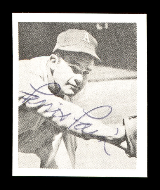 Ferris Fain Autographed 1978 Bowman 1948 Bowman Reprint Rookie Card #21 Philadelphia A's SKU #171483