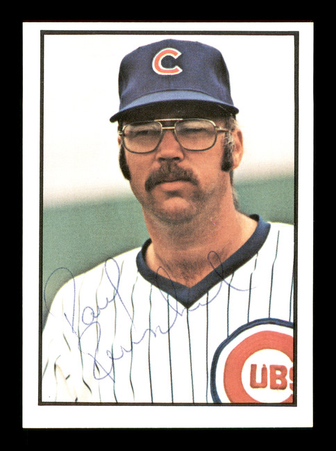 Paul Reuschel Autographed 1978 SSPC Card #247 Chicago Cubs SKU #172380