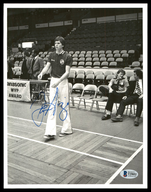 Danny Ange Autographed 8x10 Photo Boston Celtics Vintage Beckett BAS #T29052