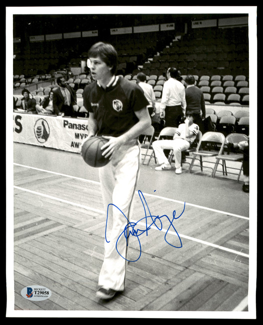 Danny Ange Autographed 8x10 Photo Boston Celtics Vintage Beckett BAS #T29058