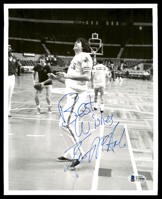 Kevin McHale Autographed 8x10 Photo Boston Celtics "Best Wishes" Vintage Beckett BAS #T29086