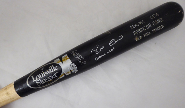 Robinson Cano Autographed New York Yankees Uncracked Game Used Louisville Slugger Bat With Signed Certificate "Game Used" PSA/DNA #7A96462