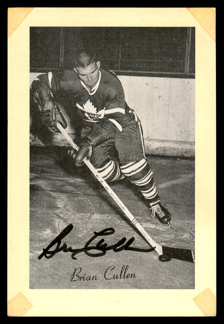 Brian Cullen Autographed 1944-63 Beehive Group 2 4.5x6.5 Photo Toronto Maple Leafs SKU #176732