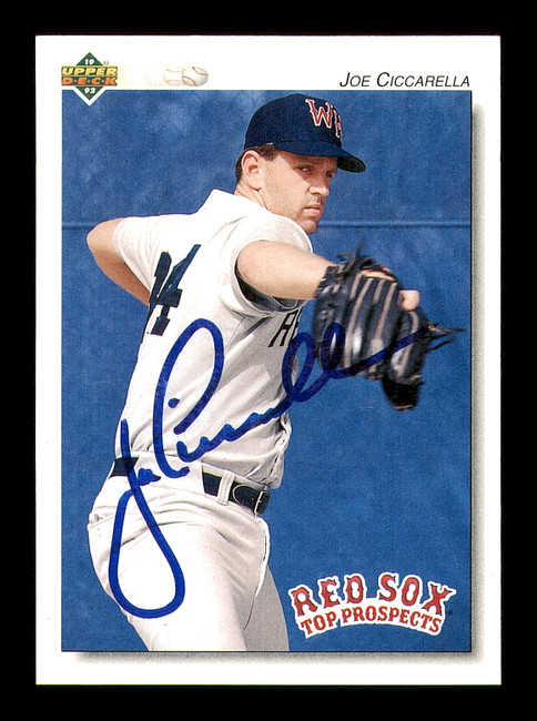 Joe Ciccarella Autographed 1992 Upper Deck Minor League Rookie
