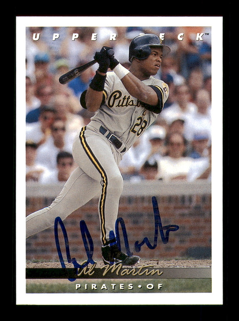 Al Martin Autographed 1993 Upper Deck Card #340 Pittsburgh Pirates SKU #184314