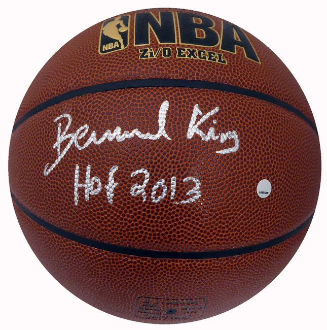 Bernard King Autographed Spalding I/O Basketball New York Knicks "HOF 2013" Steiner Stock #185852