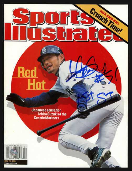 Ichiro Suzuki Autographed Sports Illustrated Magazine Seattle Mariners "1st SI" IS Holo Stock #189991