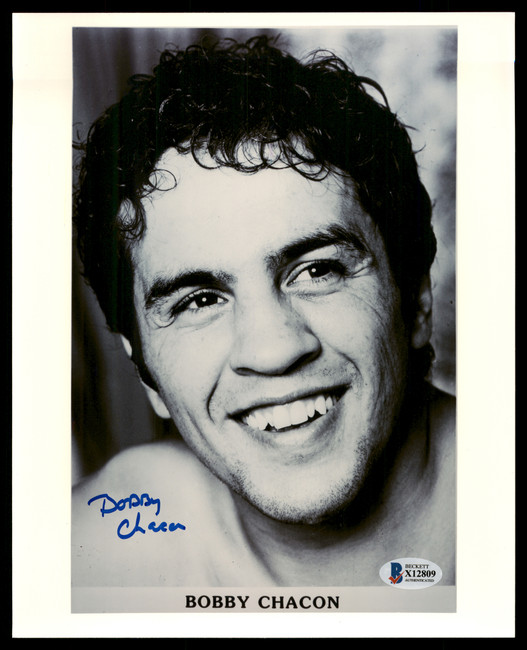 Bobby Chacon Autographed 8x10 Photo Died 2016 Beckett BAS #X12809