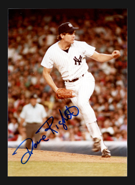 Dave Righetti Autographed 3.5x5 Photo New York Yankees SKU #193632