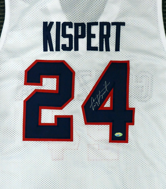 Gonzaga Bulldogs Corey Kispert Autographed White Jersey MCS Holo Stock #194894