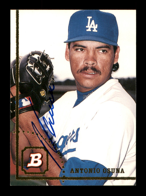 Antonio Osuna Autographed 1994 Bowman Card #678 Los Angeles Dodgers SKU #195733