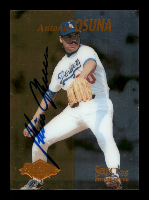 Antonio Osuna Autographed 1995 Select Certified Card #133 Los Angeles Dodgers SKU #195738