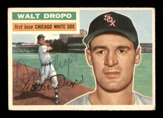 Walt Dropo Autographed 1956 Topps Card #238 Chicago White Sox SKU #198382