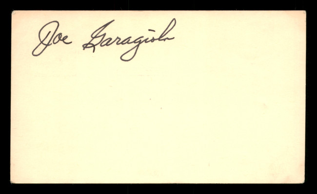 Joe Garagiola Autographed 3.25x5.5 Government Postcard St. Louis Cardinals SKU #201386