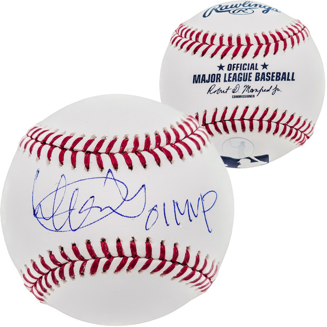 Ichiro Suzuki Autographed Official MLB Baseball Seattle Mariners "01 MVP" IS Holo Stock #202064