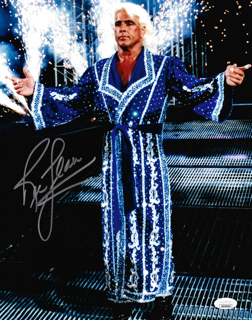 Ric Flair Autographed 11x14 Photo JSA Stock #203584