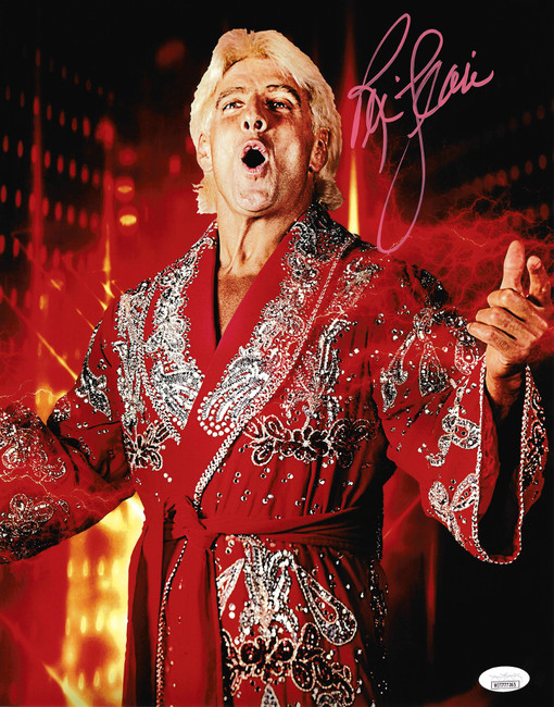 Ric Flair Autographed 11x14 Photo JSA Stock #203593