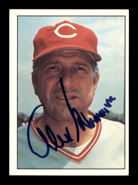 Alex Grammas Autographed 1975 SSPC Card #620 Cincinnati Reds SKU #204591