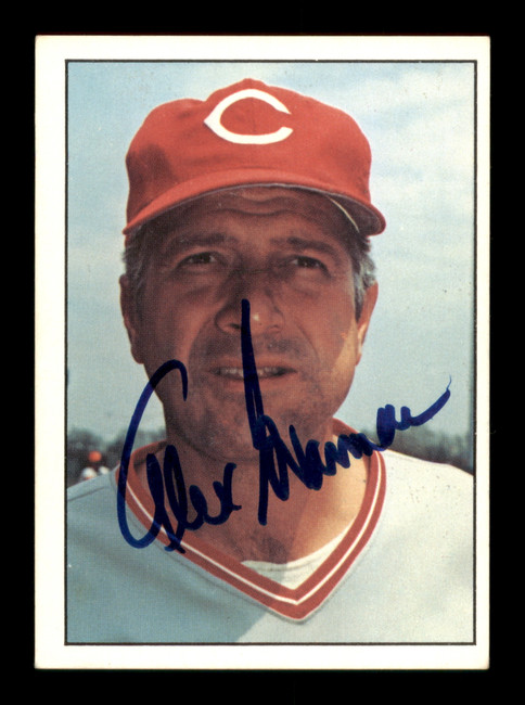 Alex Grammas Autographed 1975 SSPC Card #620 Cincinnati Reds SKU #204592