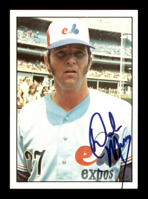 Dale Murray Autographed 1975 SSPC Card #350 Montreal Expos SKU #204656