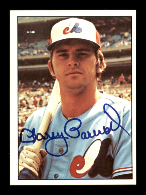 Larry Parrish Autographed 1975 SSPC Card #326 Montreal Expos SKU #204666
