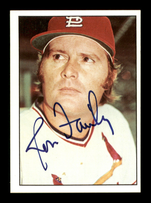 Ron Fairly Autographed 1975 SSPC Card #276 St. Louis Cardinals SKU #204699