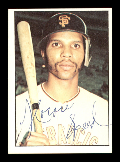 Horace Speed Autographed 1975 SSPC Card #112 San Francisco Giants SKU #204773