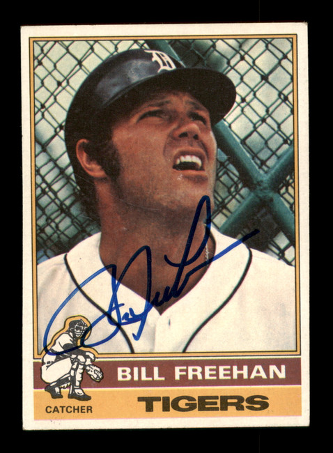 Bill Freehan Autographed 1976 Topps Card #540 Detroit Tigers SKU #204927