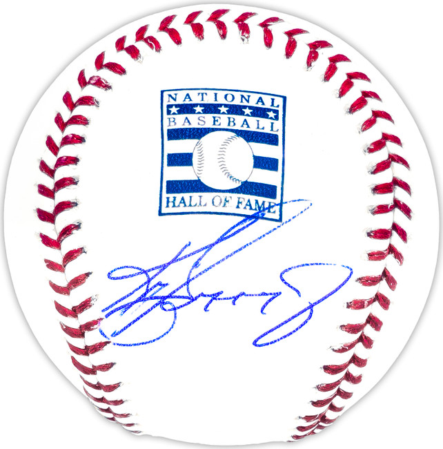 Ken Griffey Jr. Autographed Official Hall of Fame HOF Logo Baseball Seattle Mariners Beckett BAS QR Stock #206027