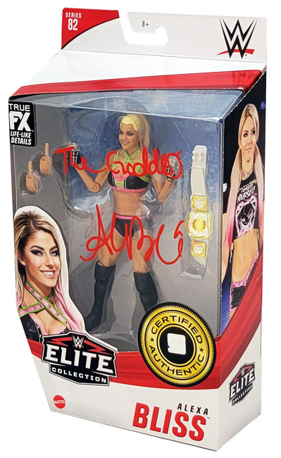 Alexa Bliss Autographed WWE Elite Collection #82 Action Figure "The Goddess" Beckett BAS Witness Stock #208694