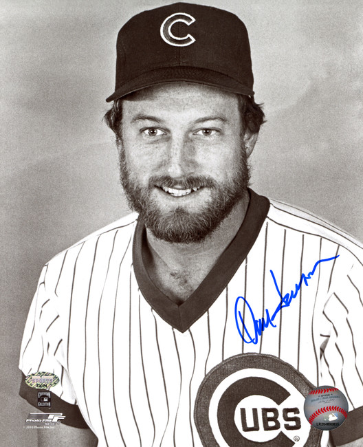Dan Larson Autographed 8X10 Photo Chicago Cubs MCS Holo Stock #208878