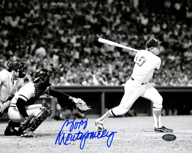 Bob Montgomery Autographed 8X10 Photo Boston Red Sox MCS Holo Stock #208880