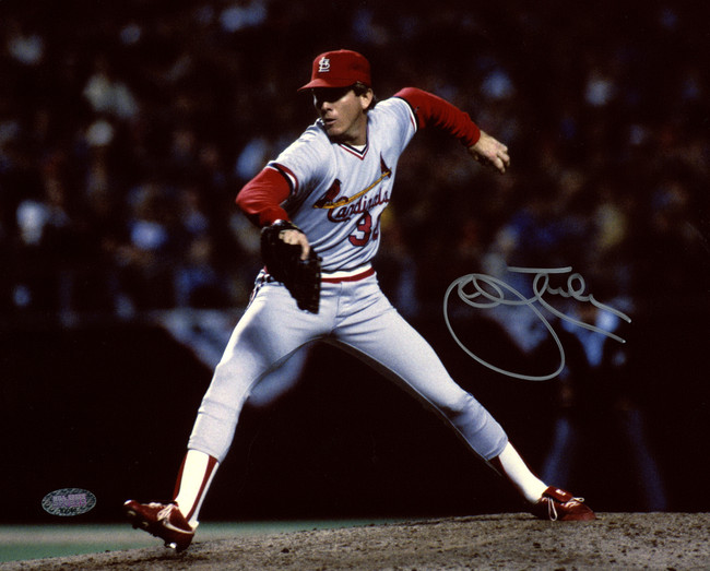 John Tudor Autographed 8X10 Photo St. Louis Cardinals MCS Holo Stock #208884