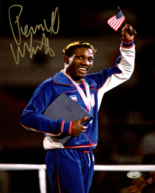 Pernell Whitaker Autographed 8X10 Photo Team USA MCS Holo Stock #208927