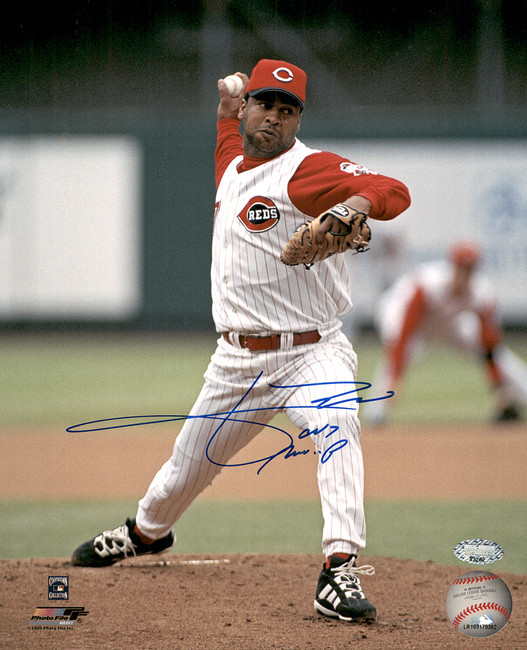 Jose Rijo Autographed 8x10 Photo Cincinnati Reds "MVP" MCS Holo #83262