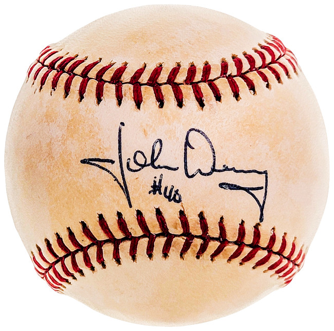 John Denny Autographed Official NL Baseball Philadelphia Phillies "#40" PSA/DNA #AL17558