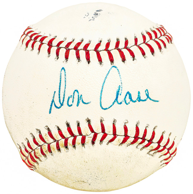 Don Aase Autographed Official Wilson Baseball Boston Red Sox Beckett BAS QR #BH039015